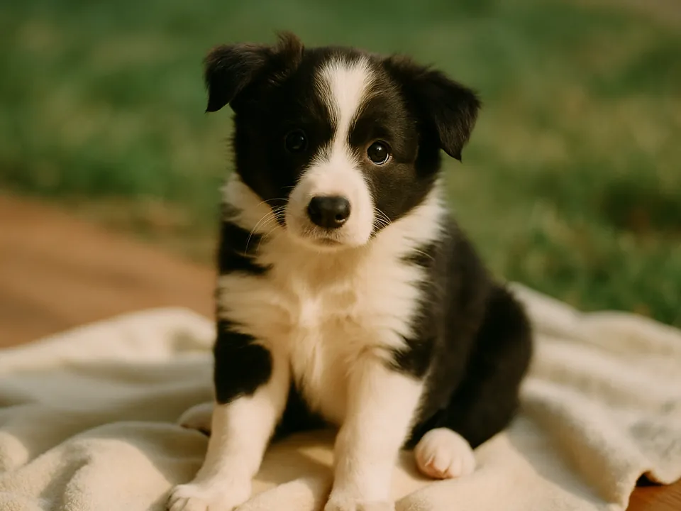 Border Collie Welpe