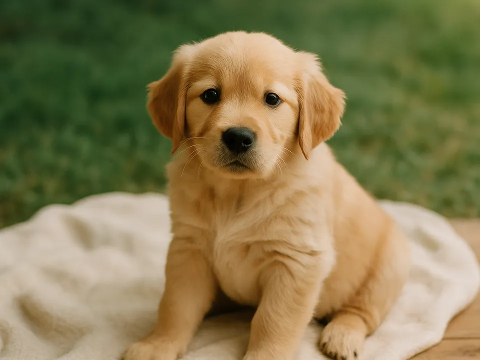 Golden Retriever Welpe