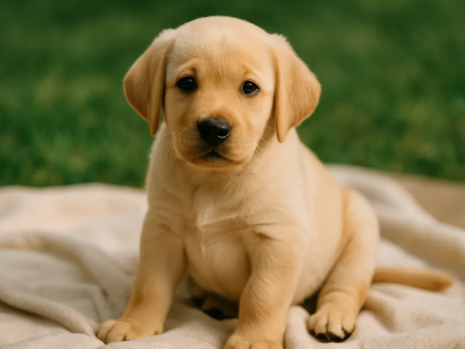 Labrador Retriever Welpe